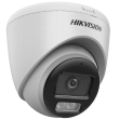 HD-TVI/AHD/CVI/CVBS камера HIKVISION DS-2CE72KF0T-LFS: 5 MPX, Hybrid Light комбинирано бяло LED осветление ColorVu и инфрачервено осветление до 40 метра, микрофон с Audio Over Coaxial, обектив 2.8 mm