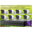 КОМПЛЕКТ ЗА ВИДЕОНАБЛЮДЕНИЕ - 8 камери x 2 MPX, 8 канален DVR + 1 TB Western Digital PURPLE