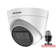 HD-TVI/AHD/CVI/CVBS куполна камера HIKVISION DS-2CE78D0T-IT3FS: 2 MPX 1920x1080, инфрачервено осветление до 40 метра, обектив 3.6 mm, вграден микрофон с Audio Over Coaxial