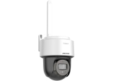 Въртяща безжична Wi-Fi мрежова IP камера HIKVISION DS-2DE2C400IWG/W: 4 MPX, 2.8 mm обектив, инфрачервено осветление до 30 метра, аналитични функции, с микрофон и говорител, с автоматично проследяване