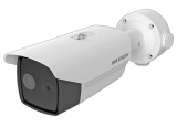 Комбинирана термовизионна и оптична IP камера HIKVISION DS-2TD2617-3/QA: DeepInView алгоритми за температурен анализ и периметрова защита, термо обектив 3.1 mm, оптичен 4 mm