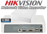 4 канален бюджетен IP мрежов видеорекордер HIKVISION: DS-7104NI-Q1(D). Поддържа 4 мрежови IP камери до 6 MPX