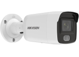 Мрежова IP камера HIKVISION DS-2CD2027G2-LU(C): 2 MPX, AcuSense алгоритми, ColorVu технология с БЯЛО LED осветление до 40 метра, обектив 2.8 mm, микрофон