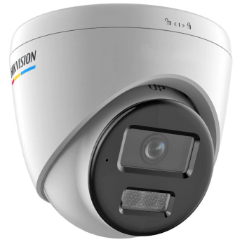 Мрежова IP камера HIKVISION DS-2CD1327G2H-LIU: 2 MPX, Motion Detection 2.0, Smart Hybrid Light комбинирано БЯЛО и инфрачервено осветление до 30 метра, обектив 2.8 mm, микрофон