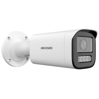 Мрежова IP камера HIKVISION DS-2CD1643G2-LIZU: 4 MPX, със Smart Hybrid Light комбинирано ColorVu и инфрачервено осветление до 50 метра, моторизиран варифокален обектив 2.8-12 mm, вграден микрофон