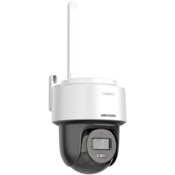 Въртяща безжична Wi-Fi мрежова IP камера HIKVISION DS-2DE2C400IWG/W: 4 MPX, 2.8 mm обектив, инфрачервено осветление до 30 метра, аналитични функции, с микрофон и говорител, с автоматично проследяване