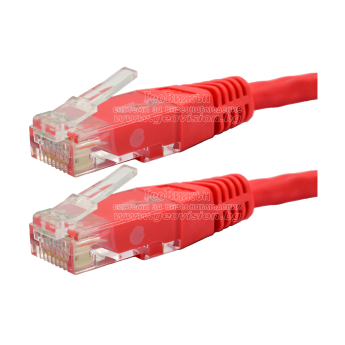 Мрежов LAN кабел ACT IB8500: U/UTP CAT.6, 4x2xAWG24, 250 Mhz, CU медни проводници, кримпнати RJ45 конектори с позлатени пинове, ПВЦ външна изолация - 2 метра