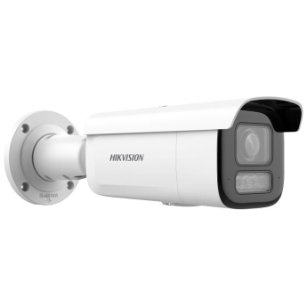 Мрежова IP камера HIKVISION DS-2CD2643G2-LIZS2U: 4 MPX, Smart Hybrid Light комбинирано ColorVu и инфрачервено осветление до 60 метра, моториз. обектив 2.8-12 mm, AcuSense,  микрофон, вандалоустойчива