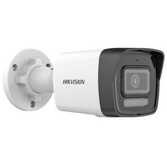 Мрежова IP камера HIKVISION DS-2CD1043G2-LIUF: 4 MPX, Smart Hybrid Light бяло LED осветление ColorVu и инфрачервено до 30 метра, Motion Detection 2.0, микрофон, обектив 2.8 mm, слот за MicroSD карта